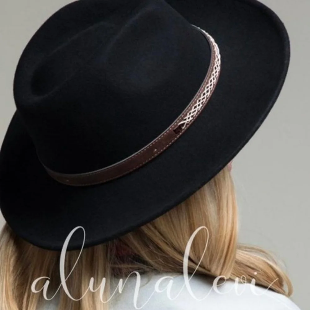 Fedora Hats Light Brown or Black